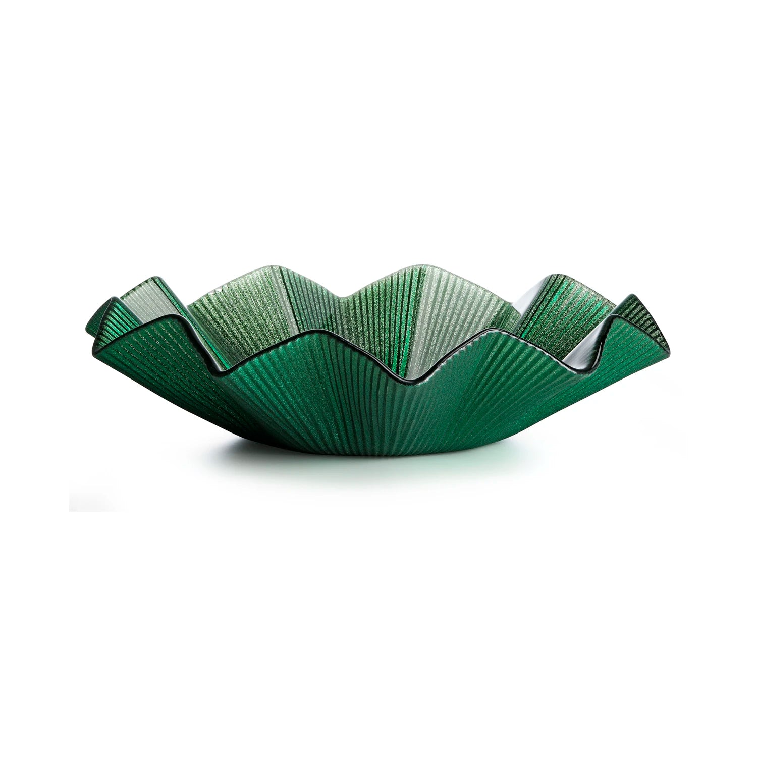 Centro de Mesa Glitter Verde Ø39cm