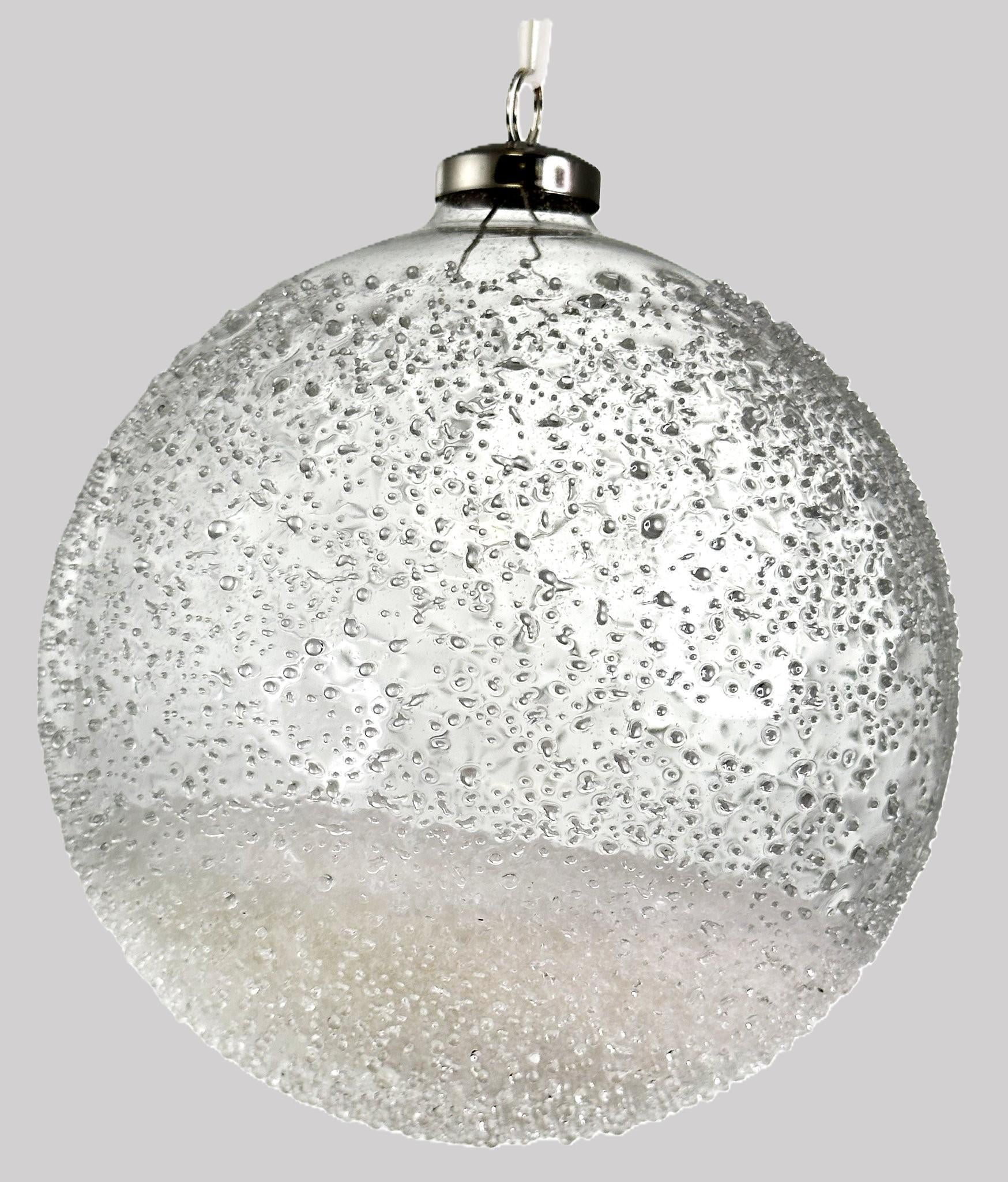 Bola Vidro Gelo Neve Ø15cm