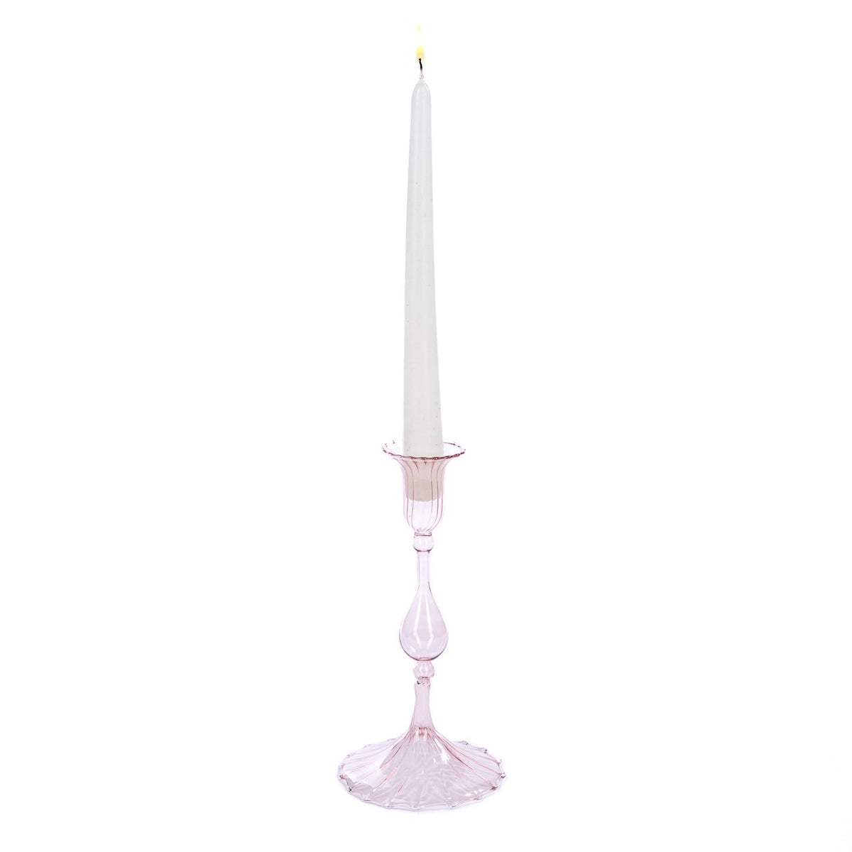 Candelabro Elegant Rosa 26cm