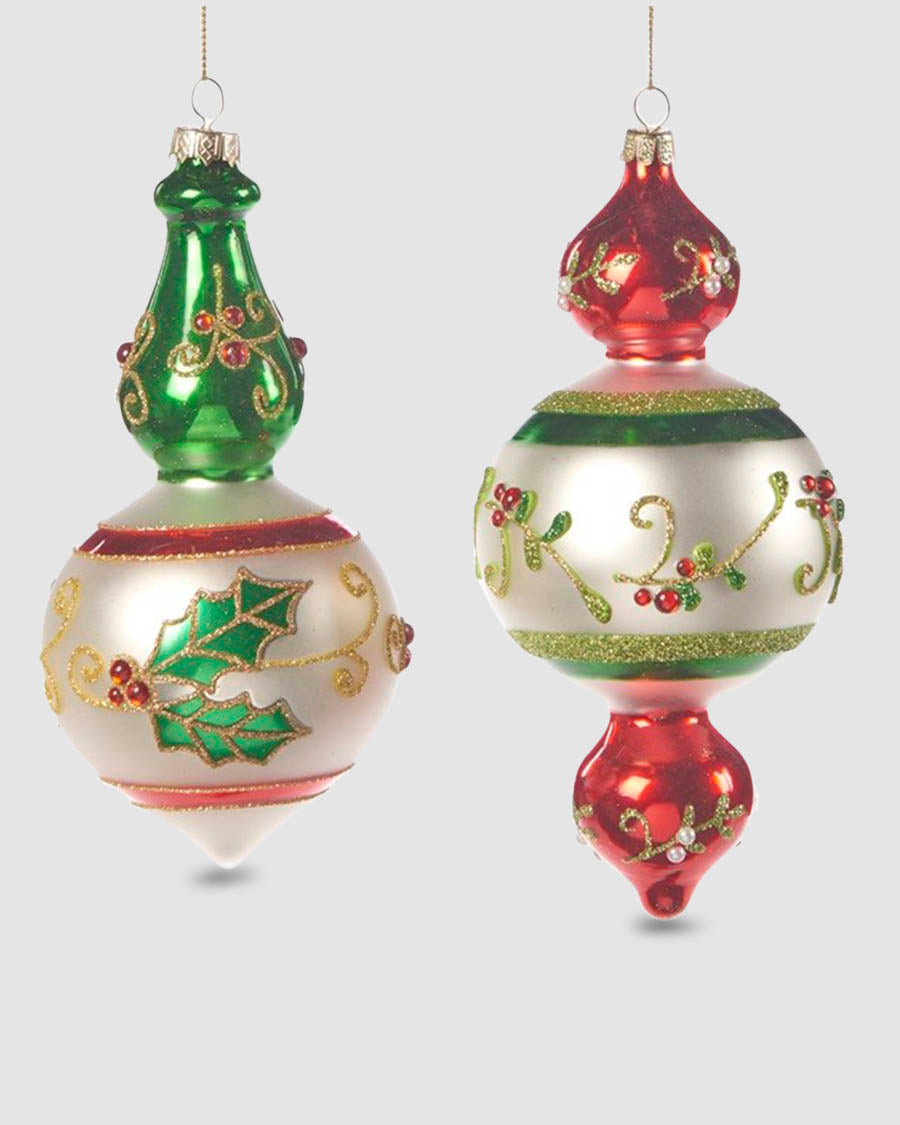Penduro Holly Azevinho Sortido 16cm