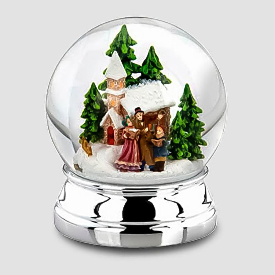 Globo De Neve Igreja e Coro