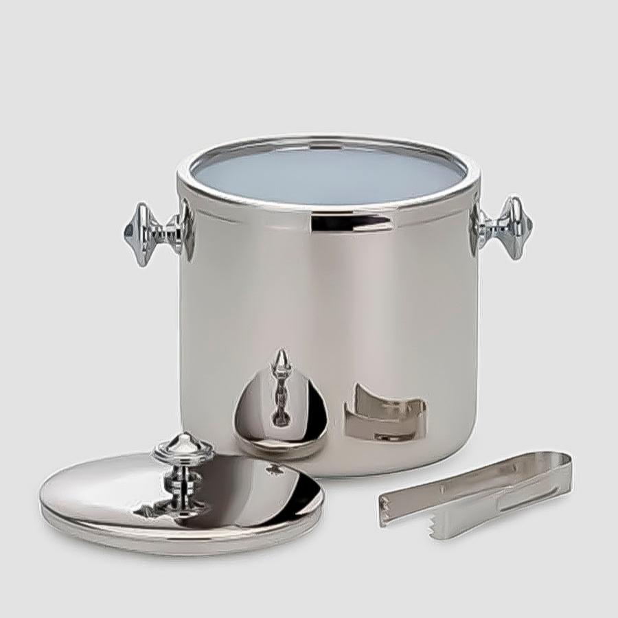 Balde de Gelo Tongs Aço Inoxidável 15 cm