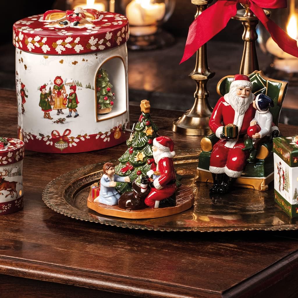 Tealight Árvore de Natal Pai Natal