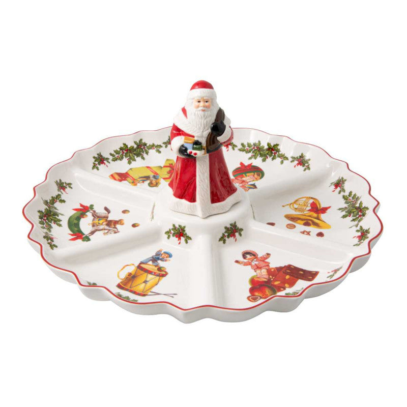Prato Pai Natal c/ 6 Divisórias