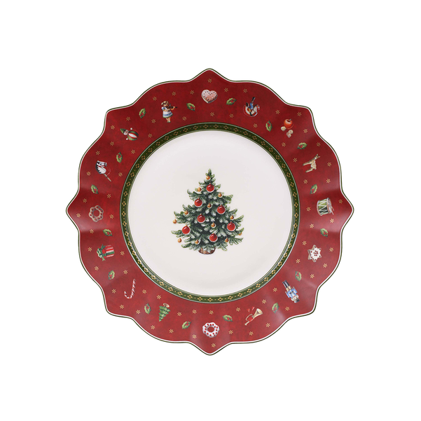 Prato Sobremesa Toy's Delight Vermelho ø24cm