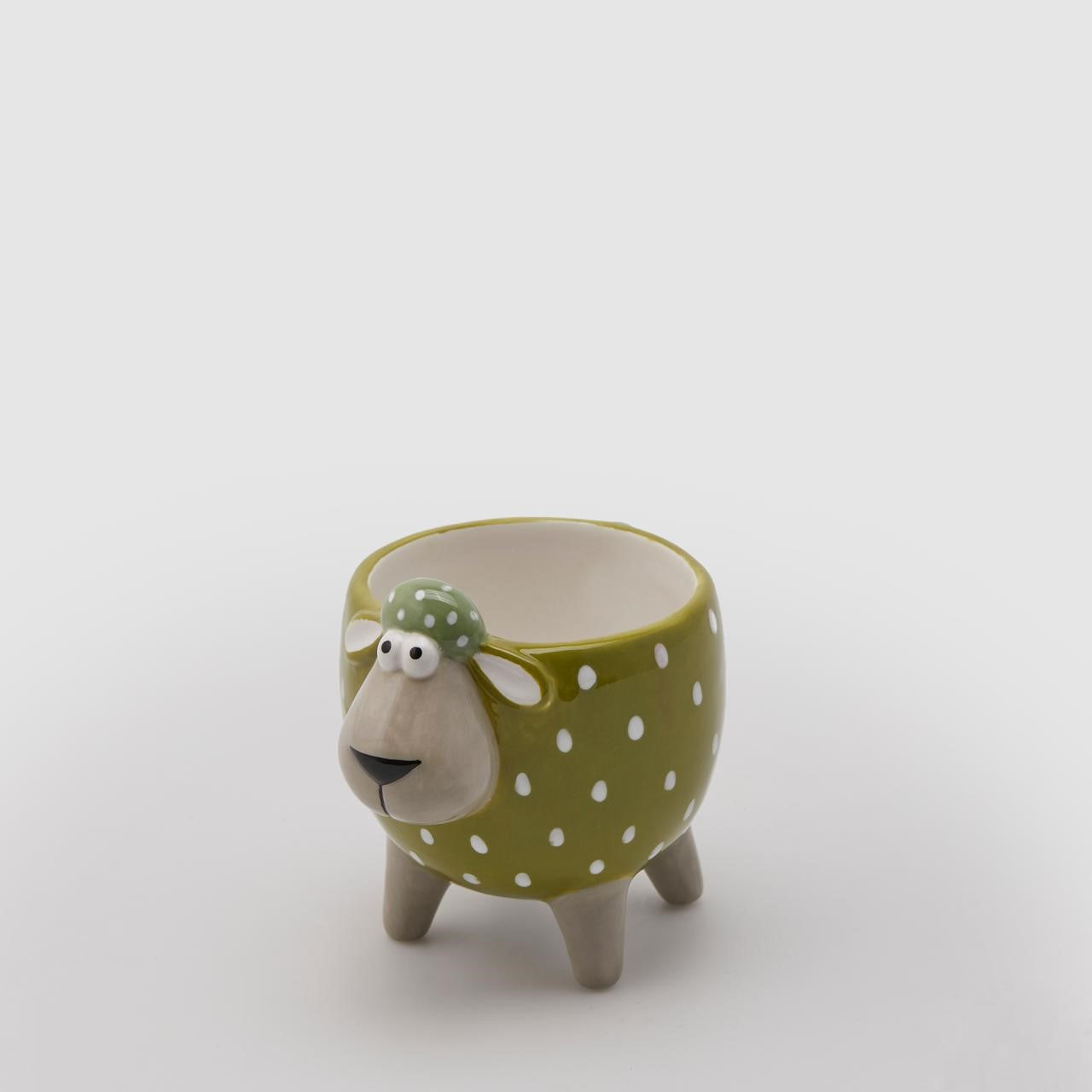 Vaso Ovelha Olive 8cm
