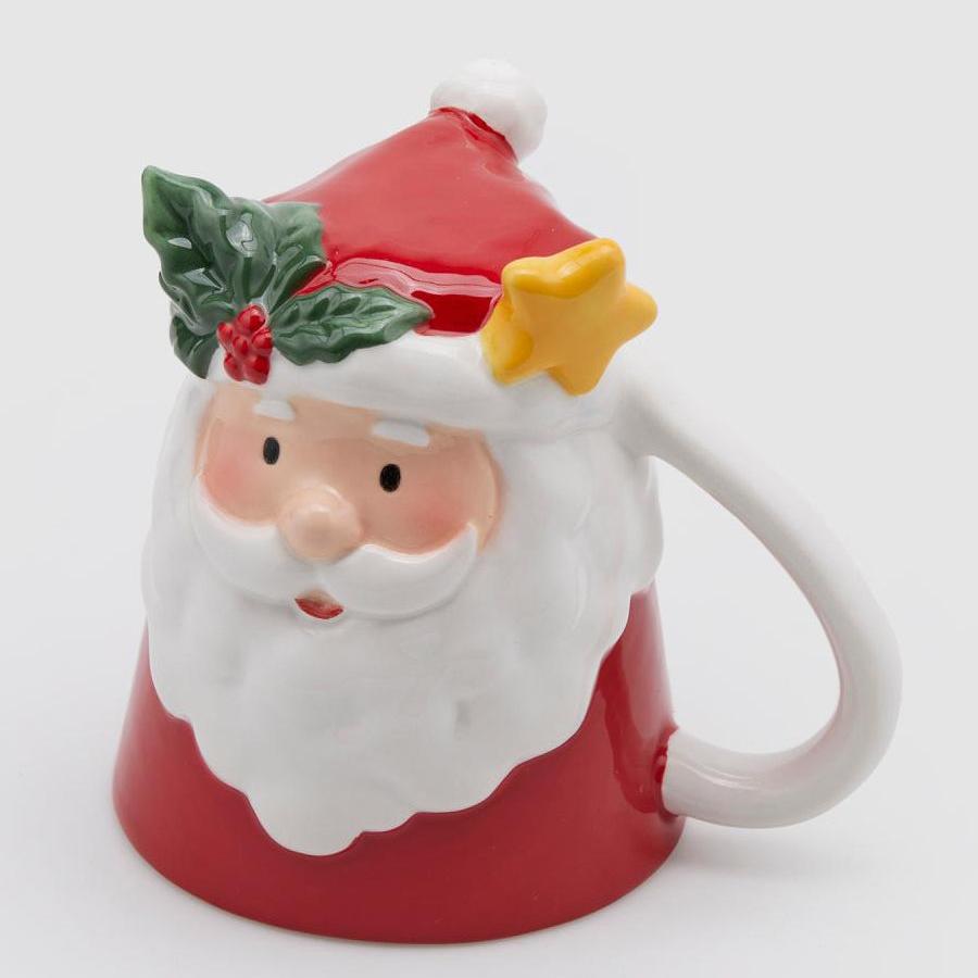 Caneca Pai Natal 12x10cm