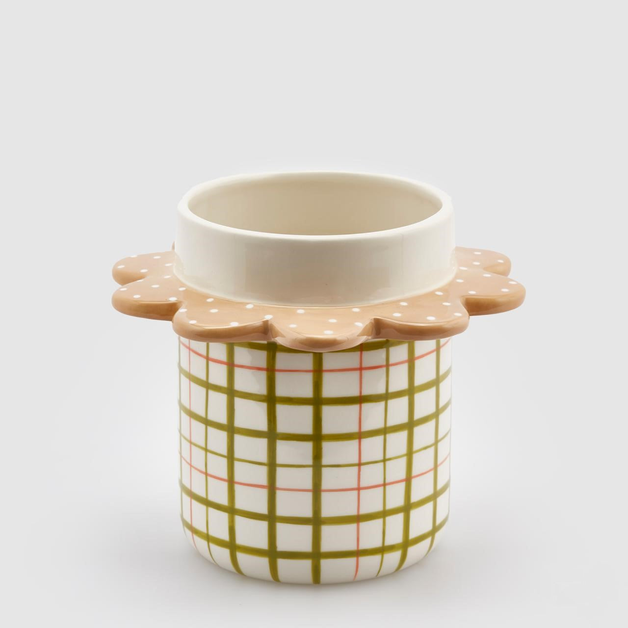 Vaso Margarida Beige 19cm