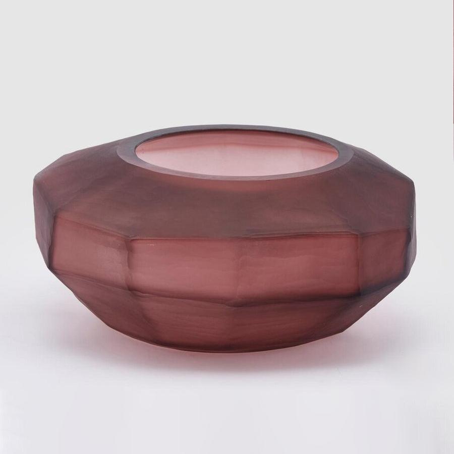 Taça Poliedro Burgundy 15x34cm