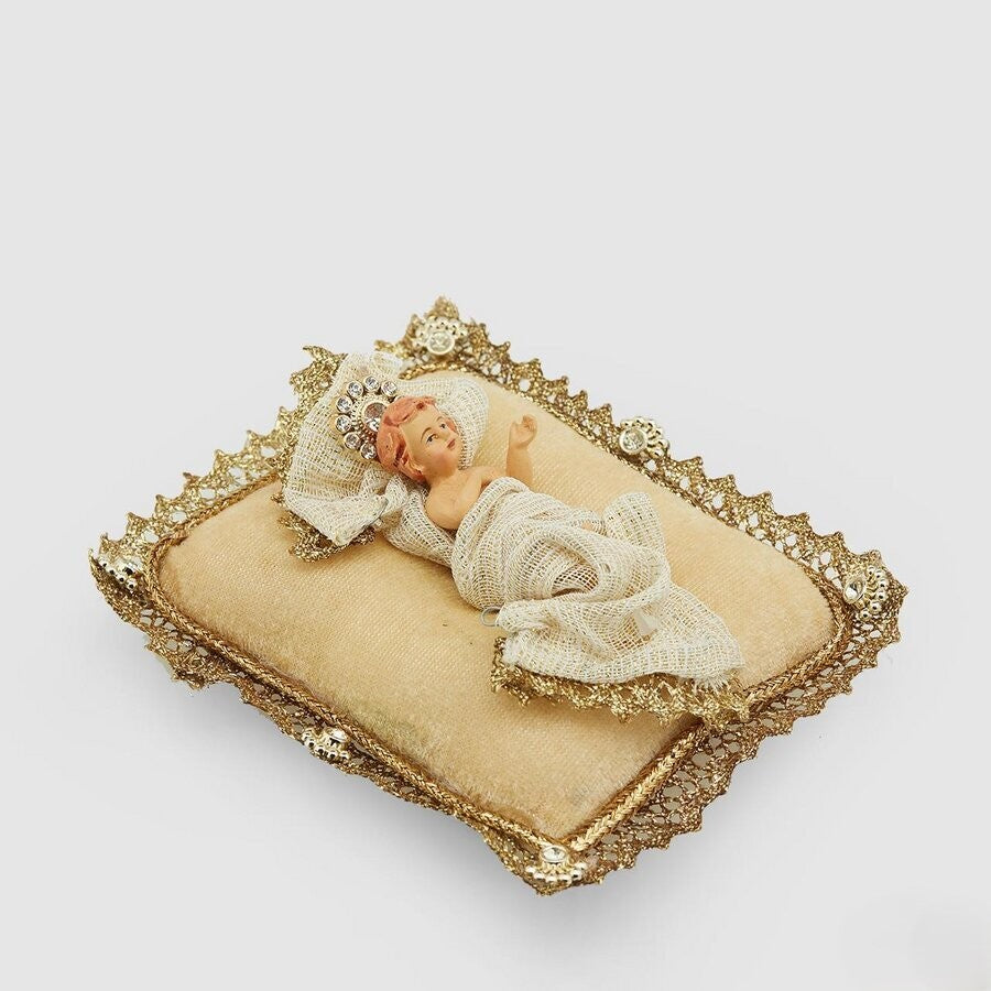 Almofada Dourada Menino Jesus