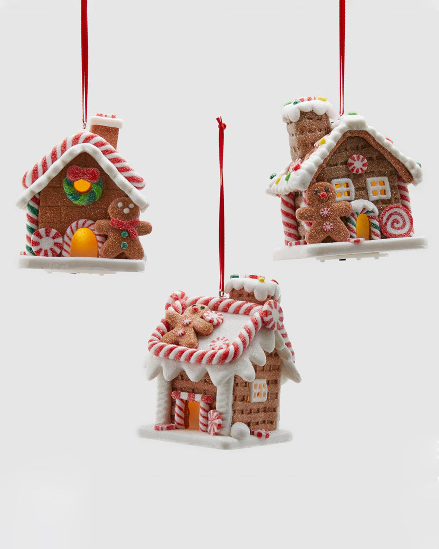 Penduro Casa Gingerbread 9cm. 1 Uni