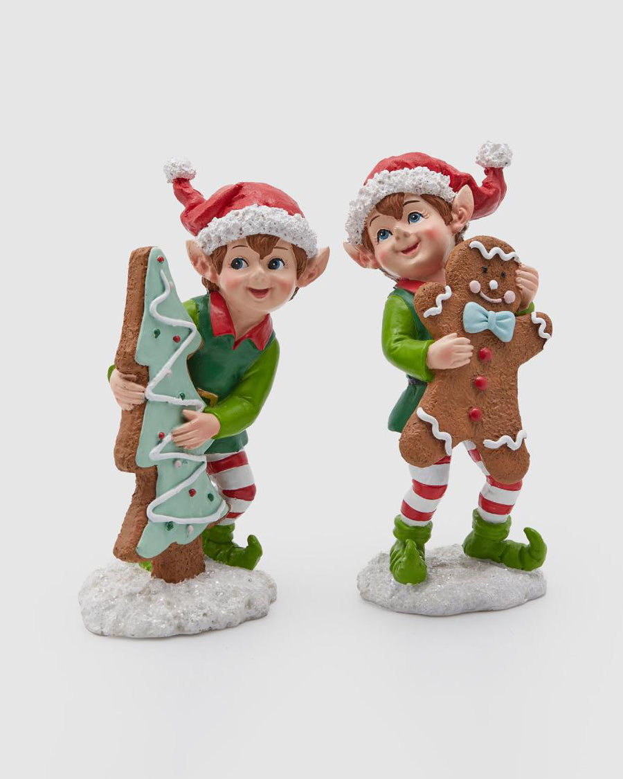 Elfo Gingerbread 17cm. 1 Uni