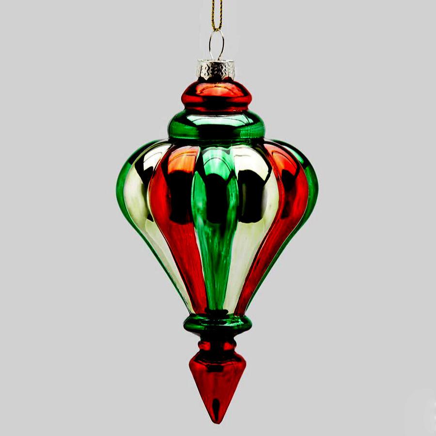 Penduro de Vidro Multicolor 16cm