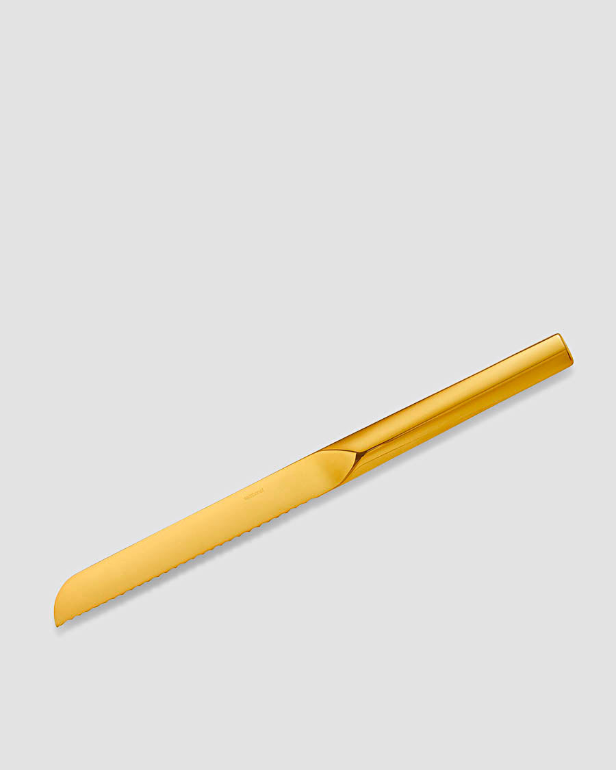 Faca Panettone Pvd Dourada 32Cm