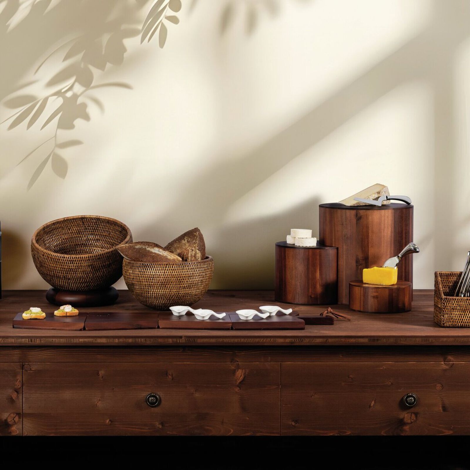 Bowl Rattan D31cm H 18cm