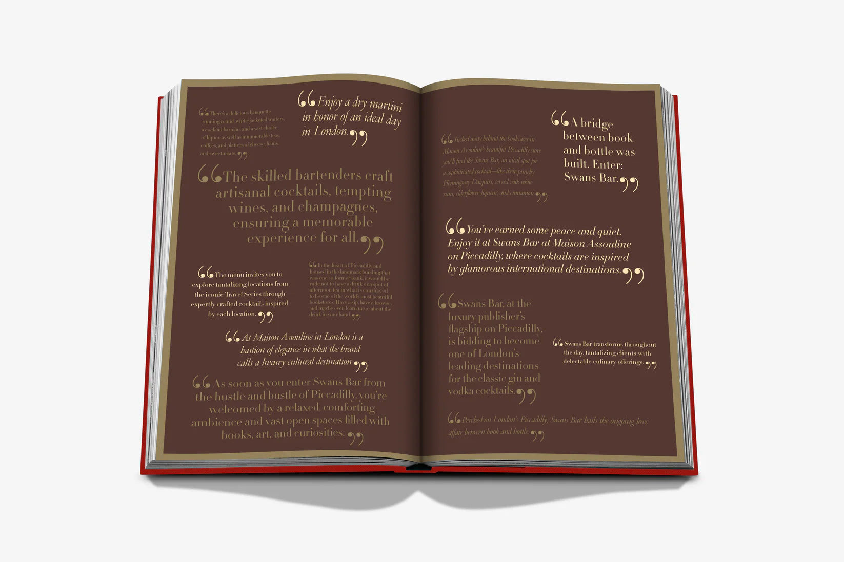 Livro Swans Bar By Assouline