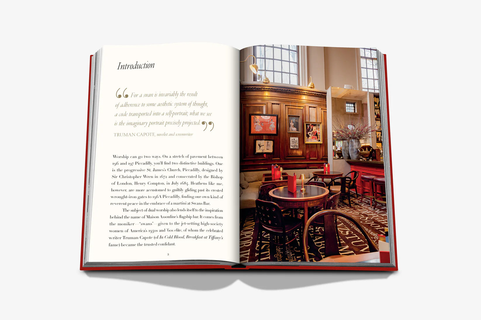 Livro Swans Bar By Assouline