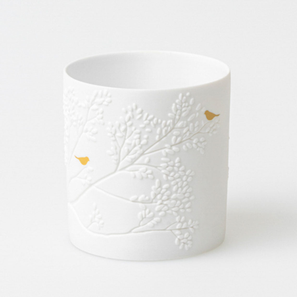 Porta-velas "Pássaro Dourado"