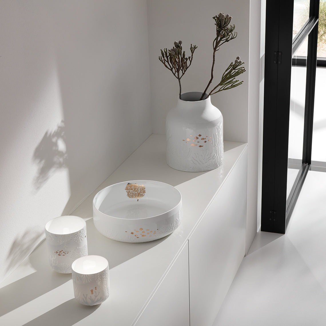 Taça Peixes e Coral Ø26.5cm