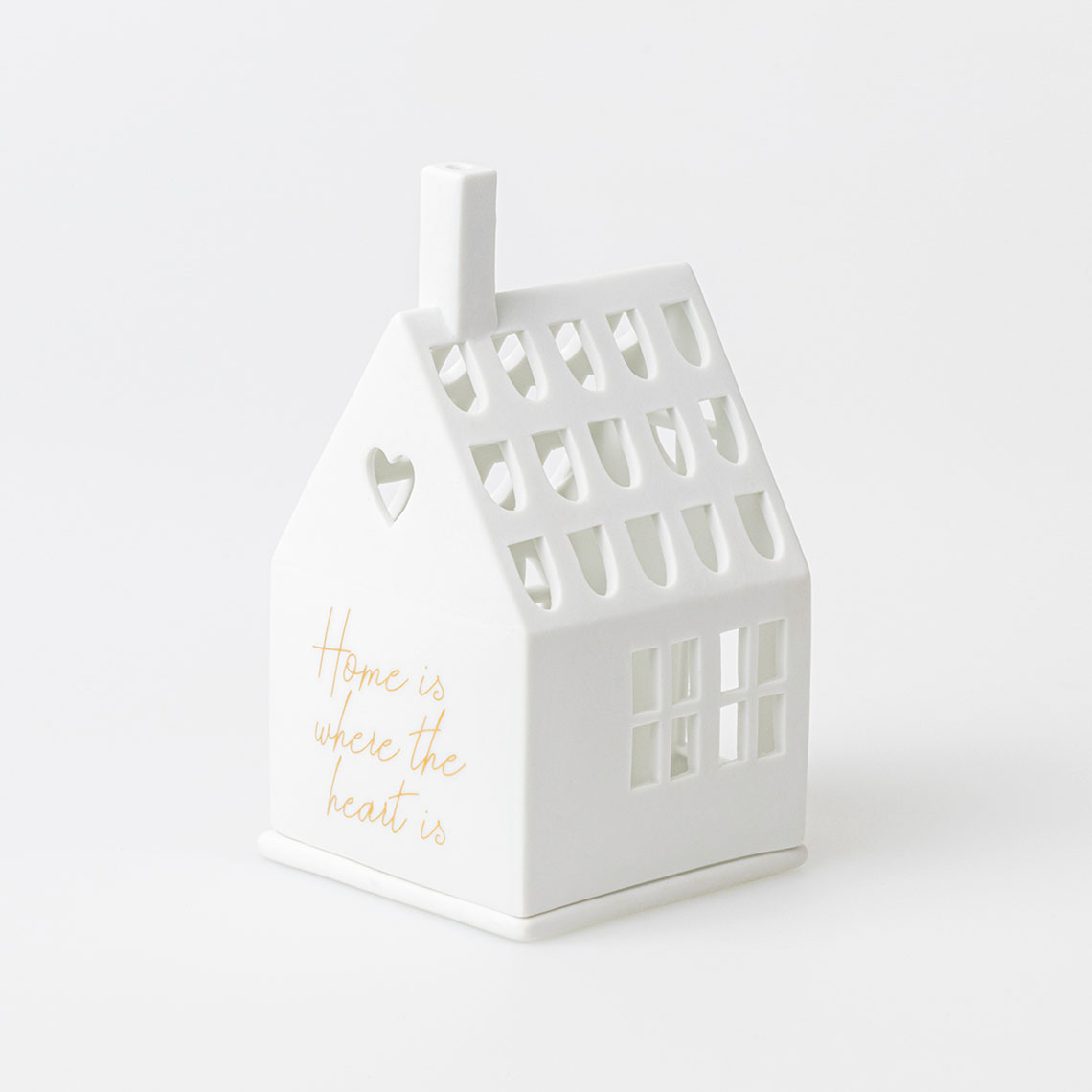 Casinha Tealight Home is where your heart Is