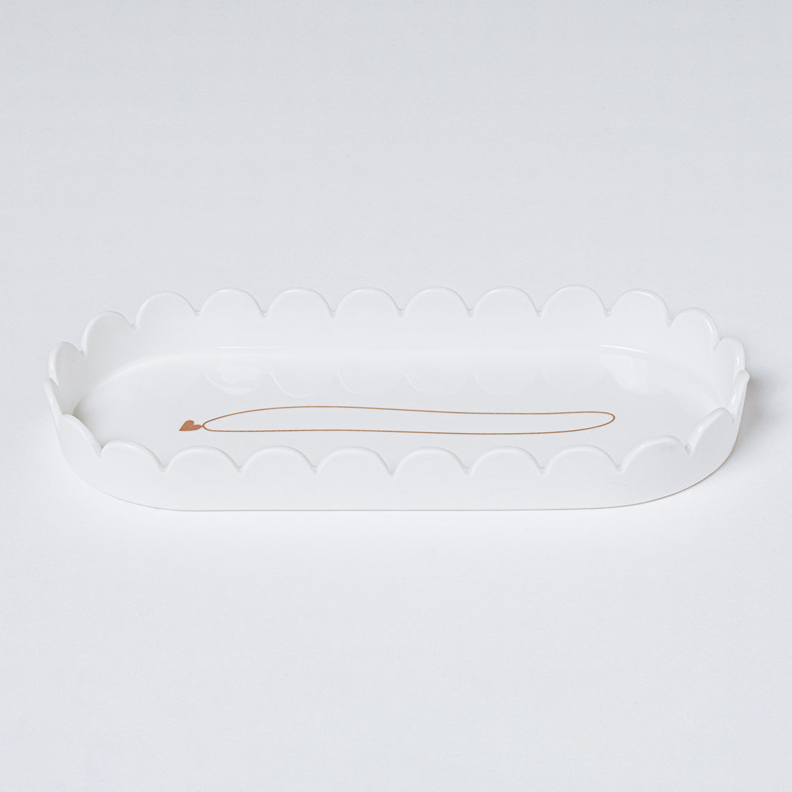 Tabuleiro Desenho Colar dourado 18cm