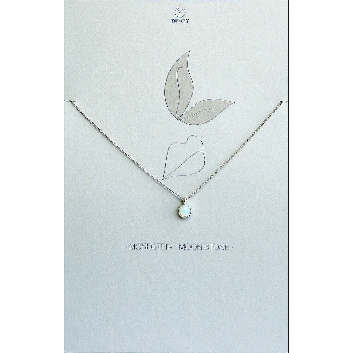 Colar "Pedra da Lua" Trevoly