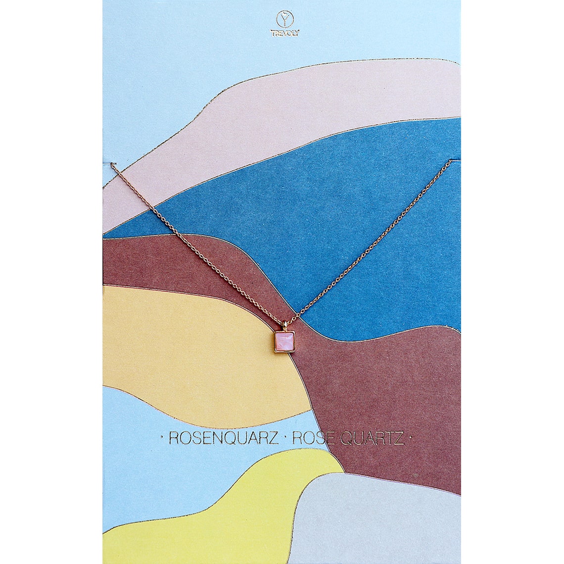 Colar "Quartzo Rosa" Trevoly