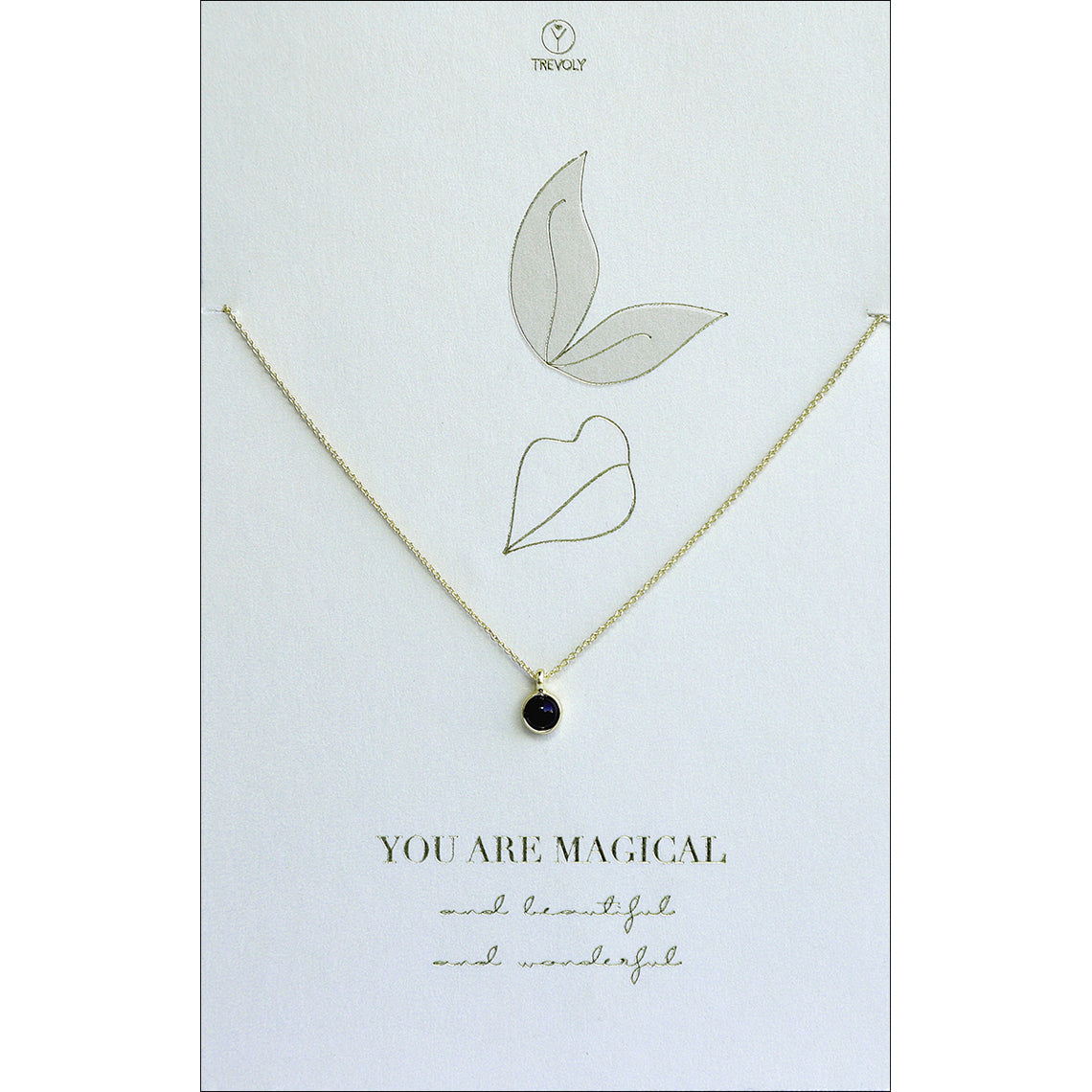 Colar "Ônix" Trevoly