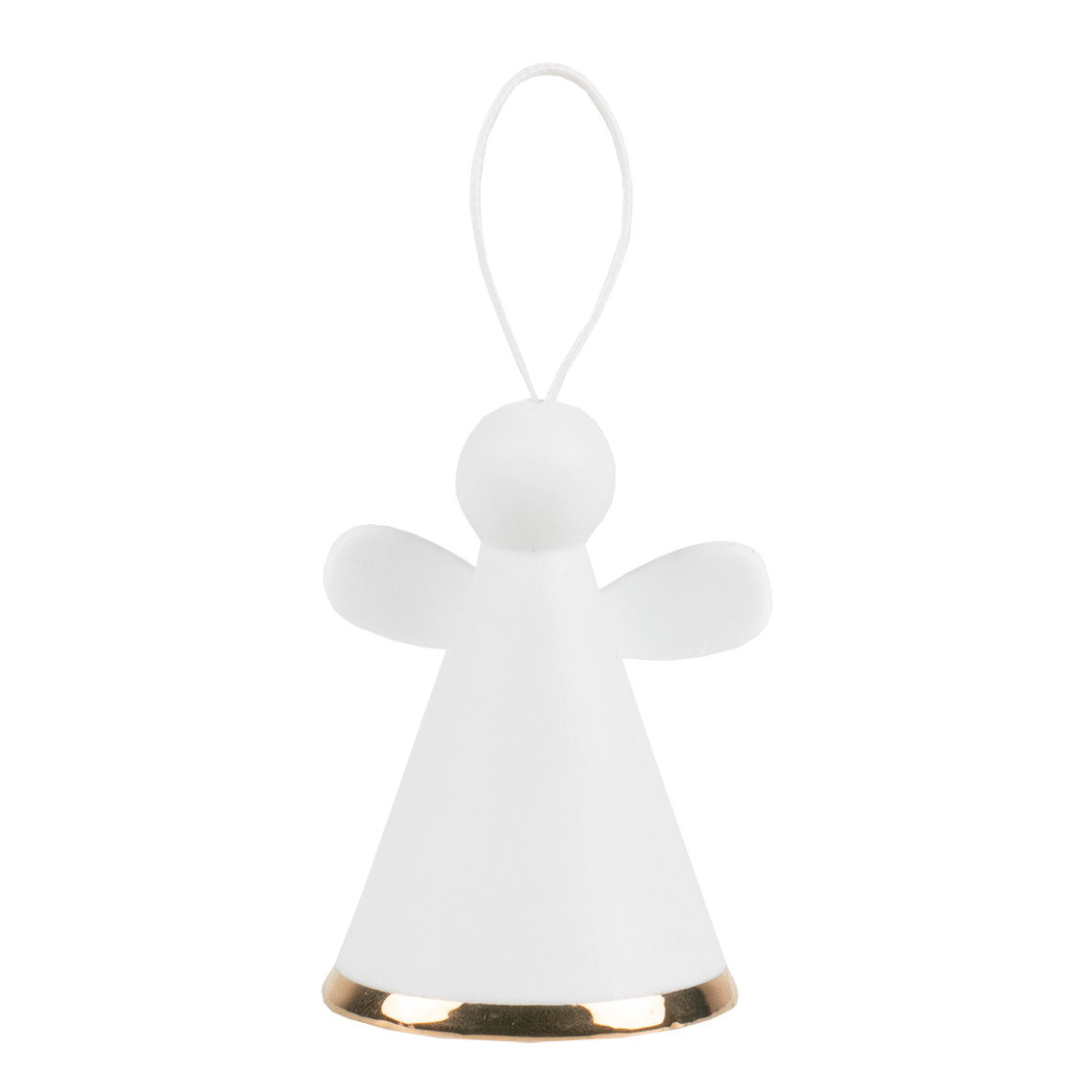 Penduro Anjo Risca Dourada 6cm