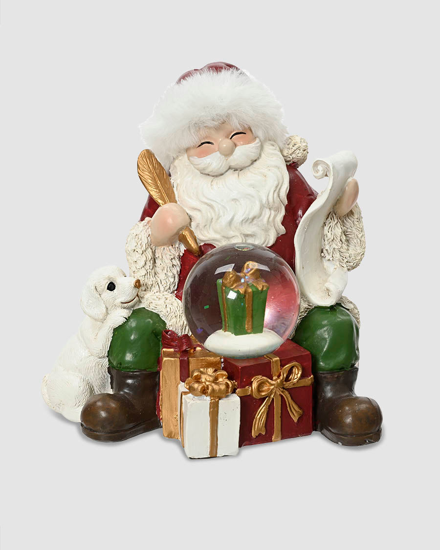 Pai Natal c/ Globo 14cm