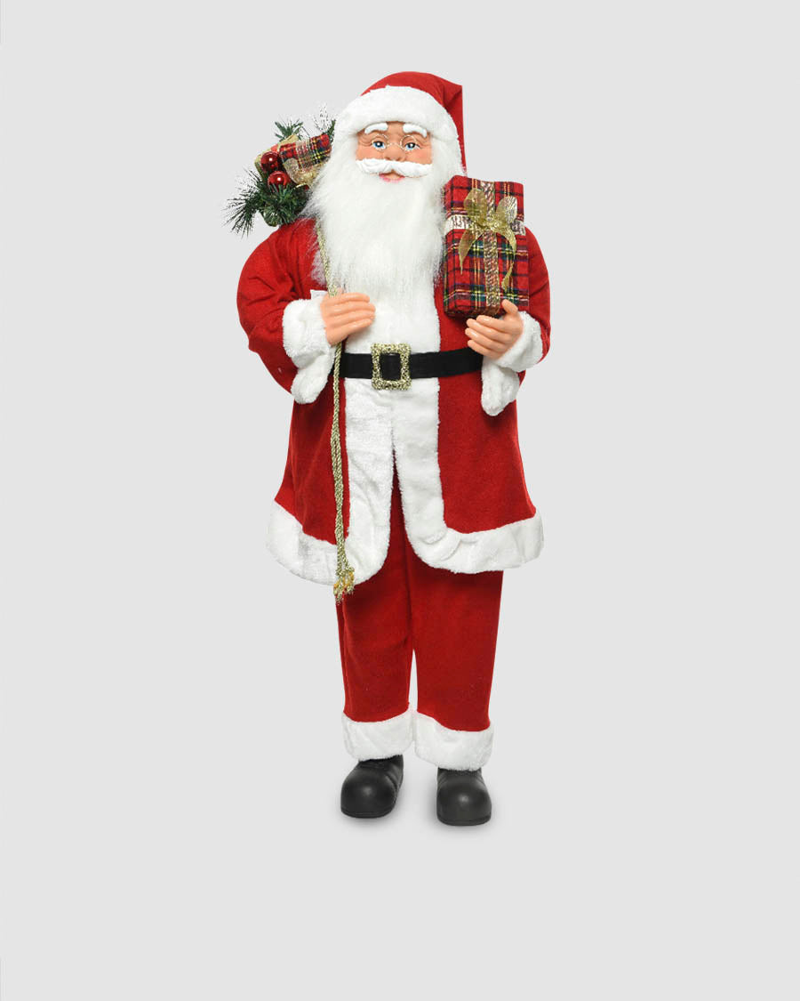Pai Natal C/Presentes 26X40X110Cm