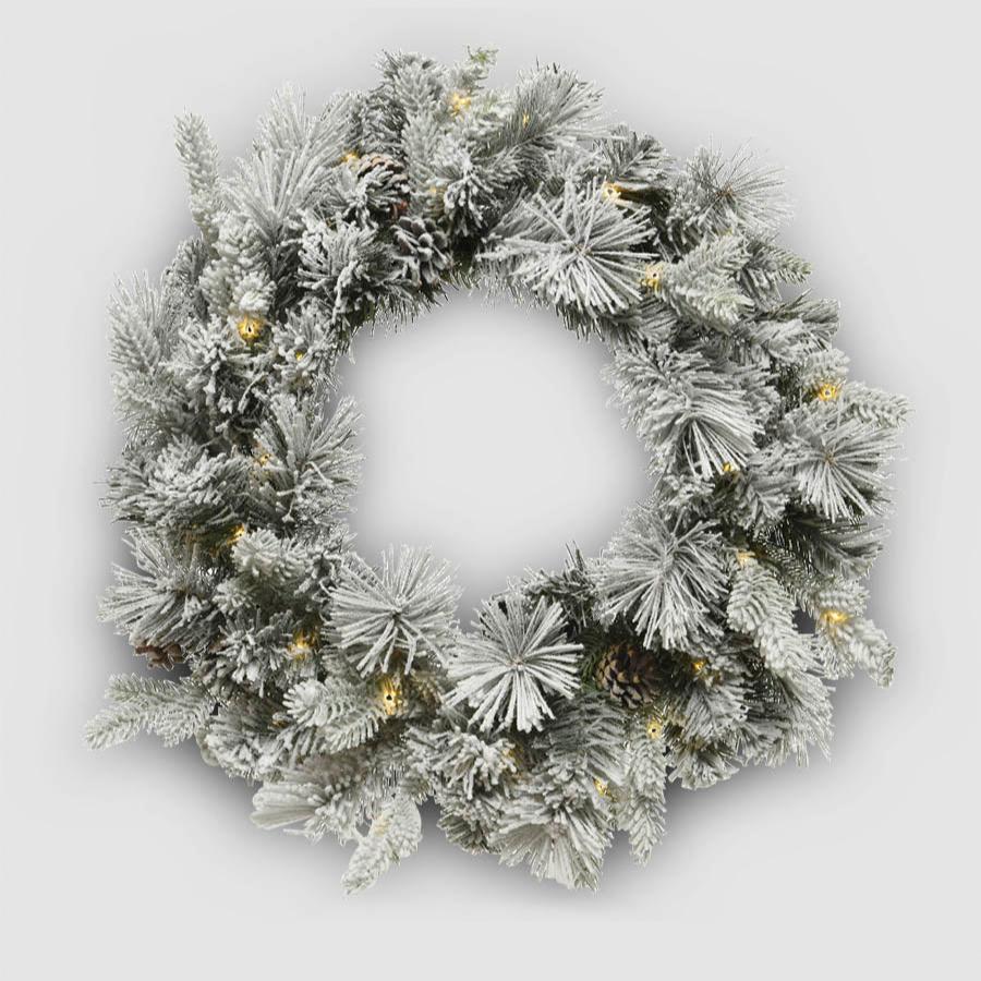 Coroa Lausanne C/Neve E Led 50X50X10Cm