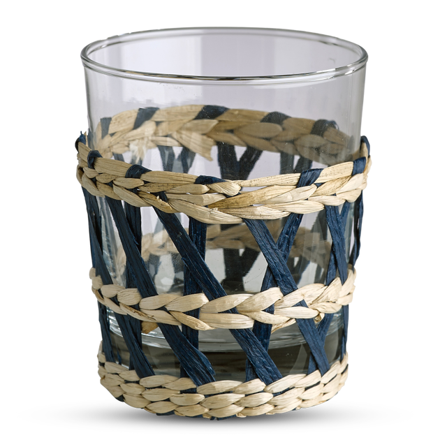 Set de 6 Copos Palhinha Colorida