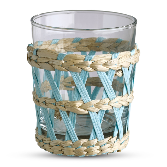 Set de 6 Copos Palhinha Colorida