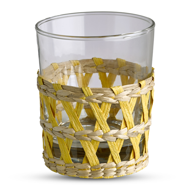 Set de 6 Copos Palhinha Colorida