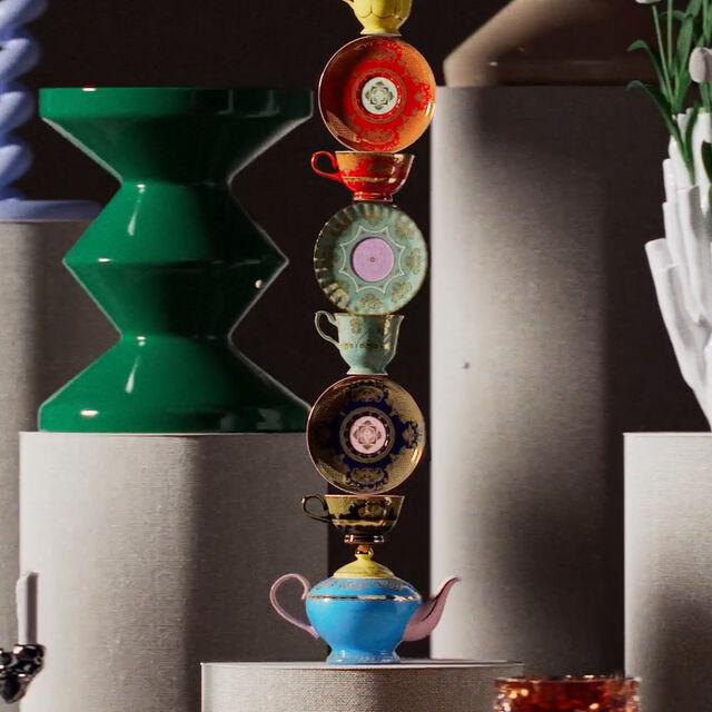 Set de 4 Pratos Grandpa Ø19,3cm