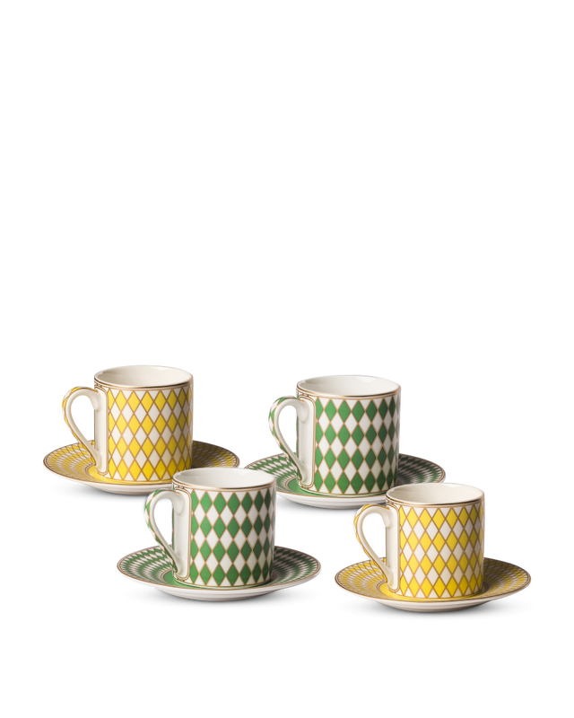 Set de 4 Chávenas de Café Chess