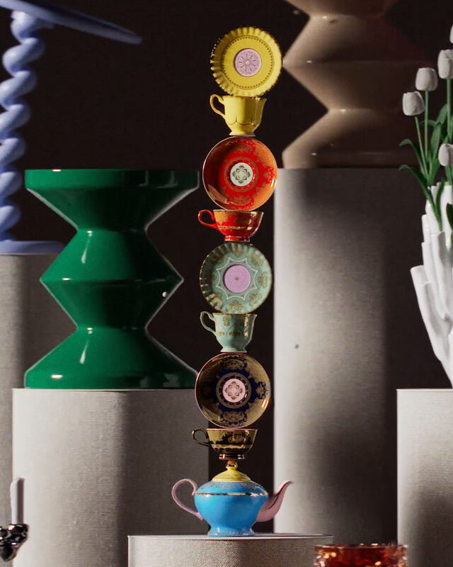 Set de 4 Chávenas Chá Grandpa