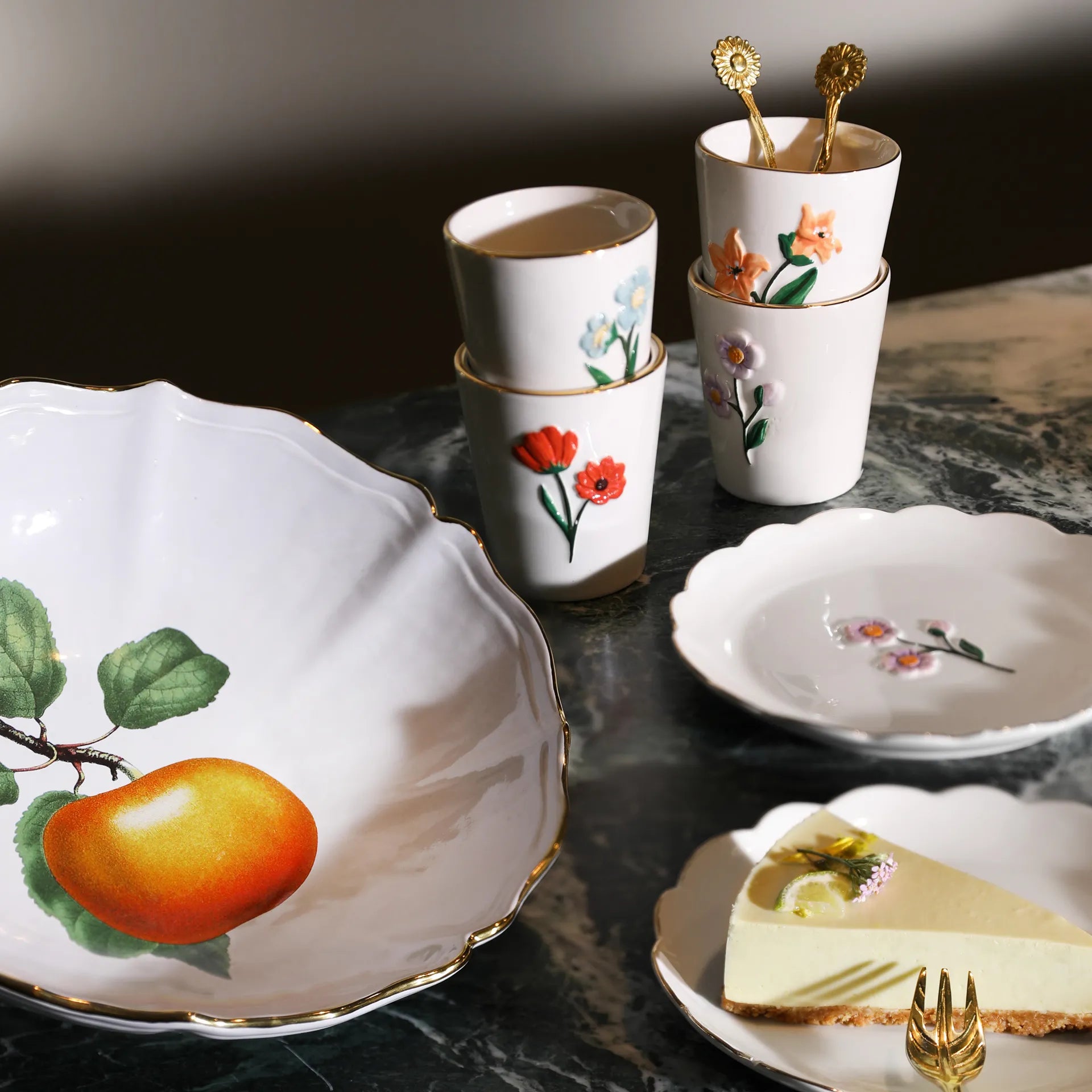 Set de 4 Pratos Wildflower Ø17cm