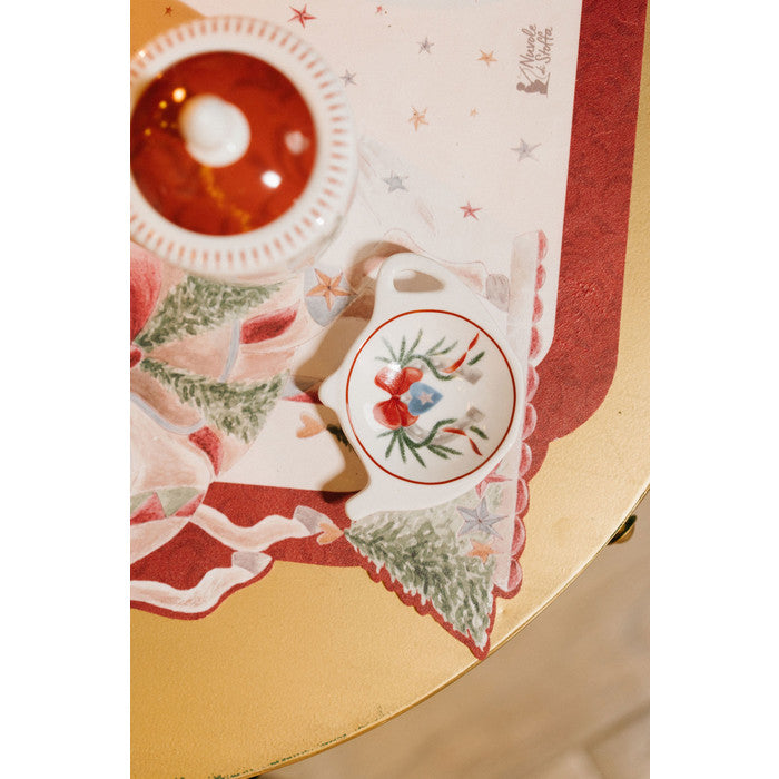 Set 4 Pratos Carrossel 10.5x8cm