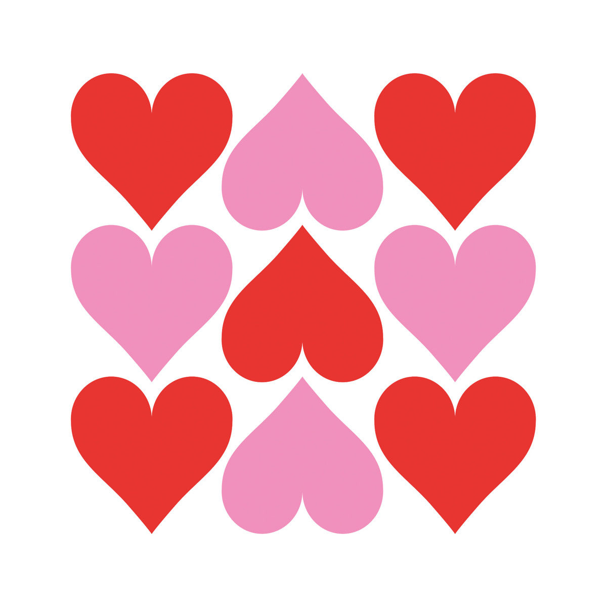 Guardanapo Hearts Graphic
