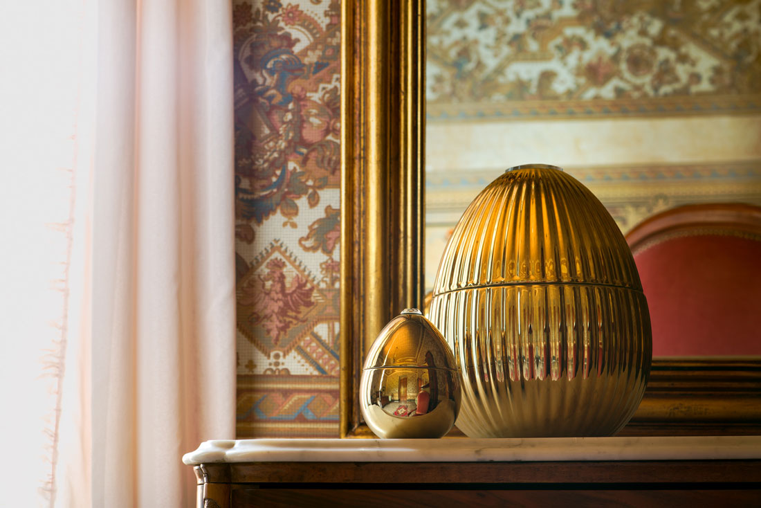 VELA OVO DOURADO BOIS DE RUSSIE