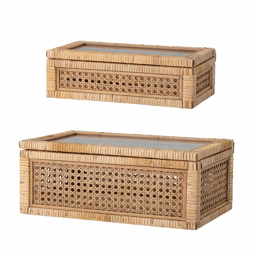 Set 2 Caixas Lally Rattan