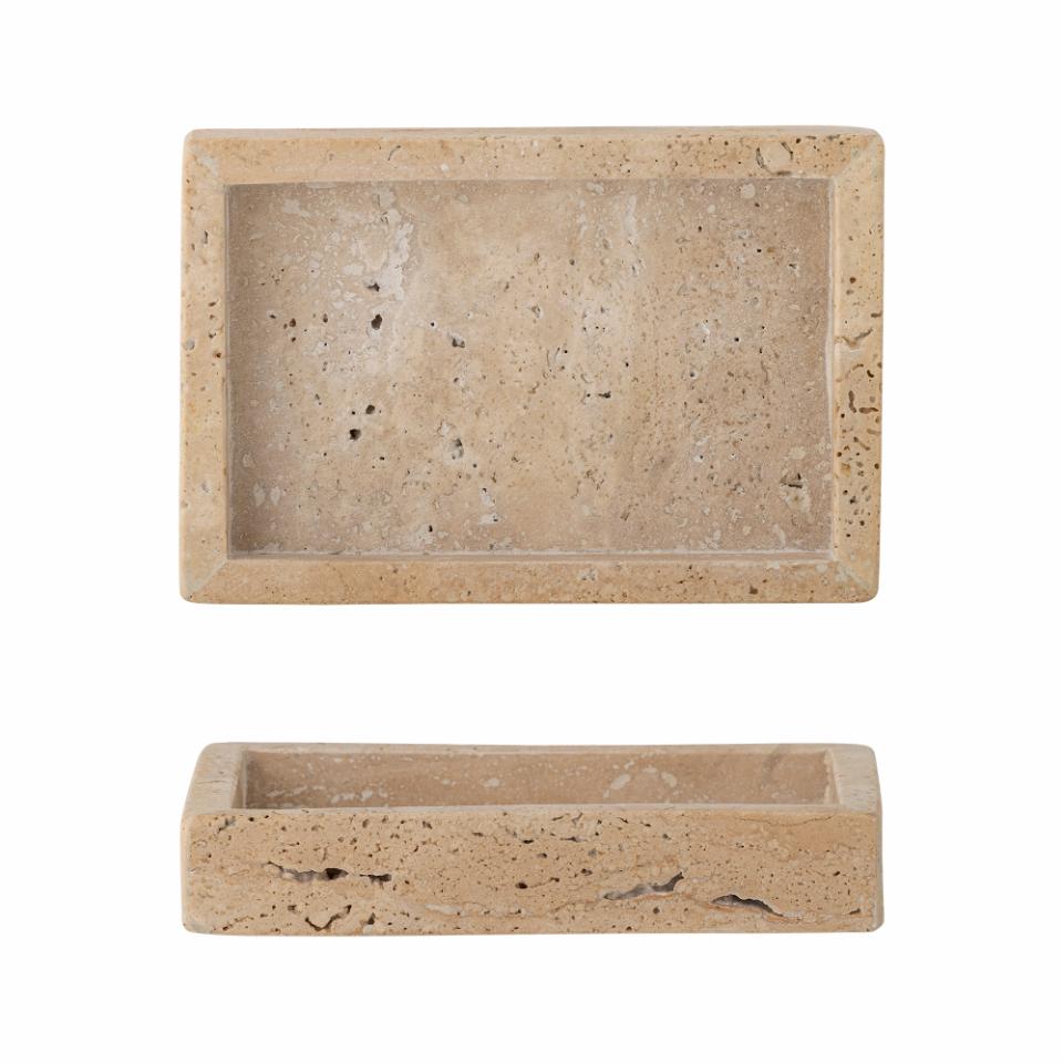 Tabuleiro Majsa Travertine 31x3x15cm