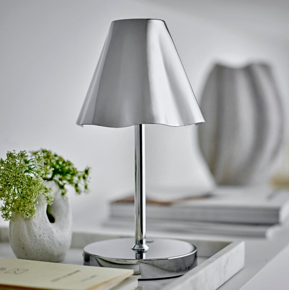 Candeeiro Lianna Portátil Prateado