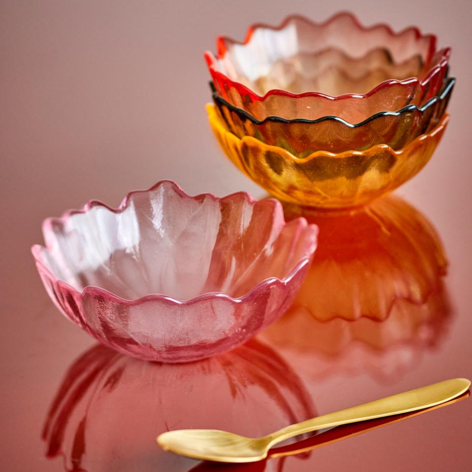 Set 4 Taças de Vidro Kana 12cm