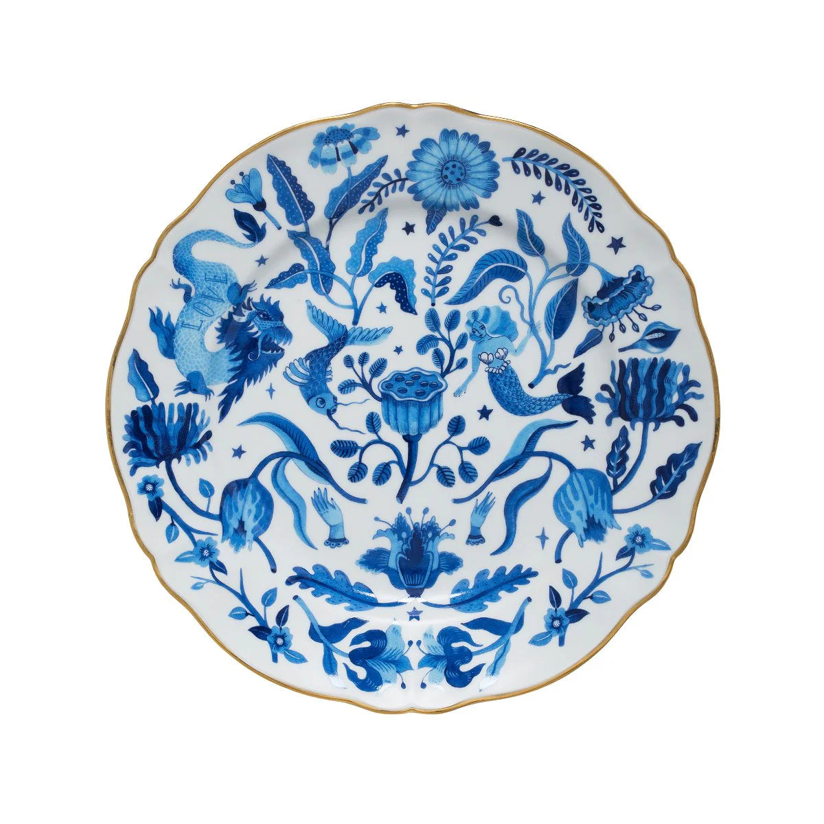Prato Ladeiro All Over Blue D26.5cm