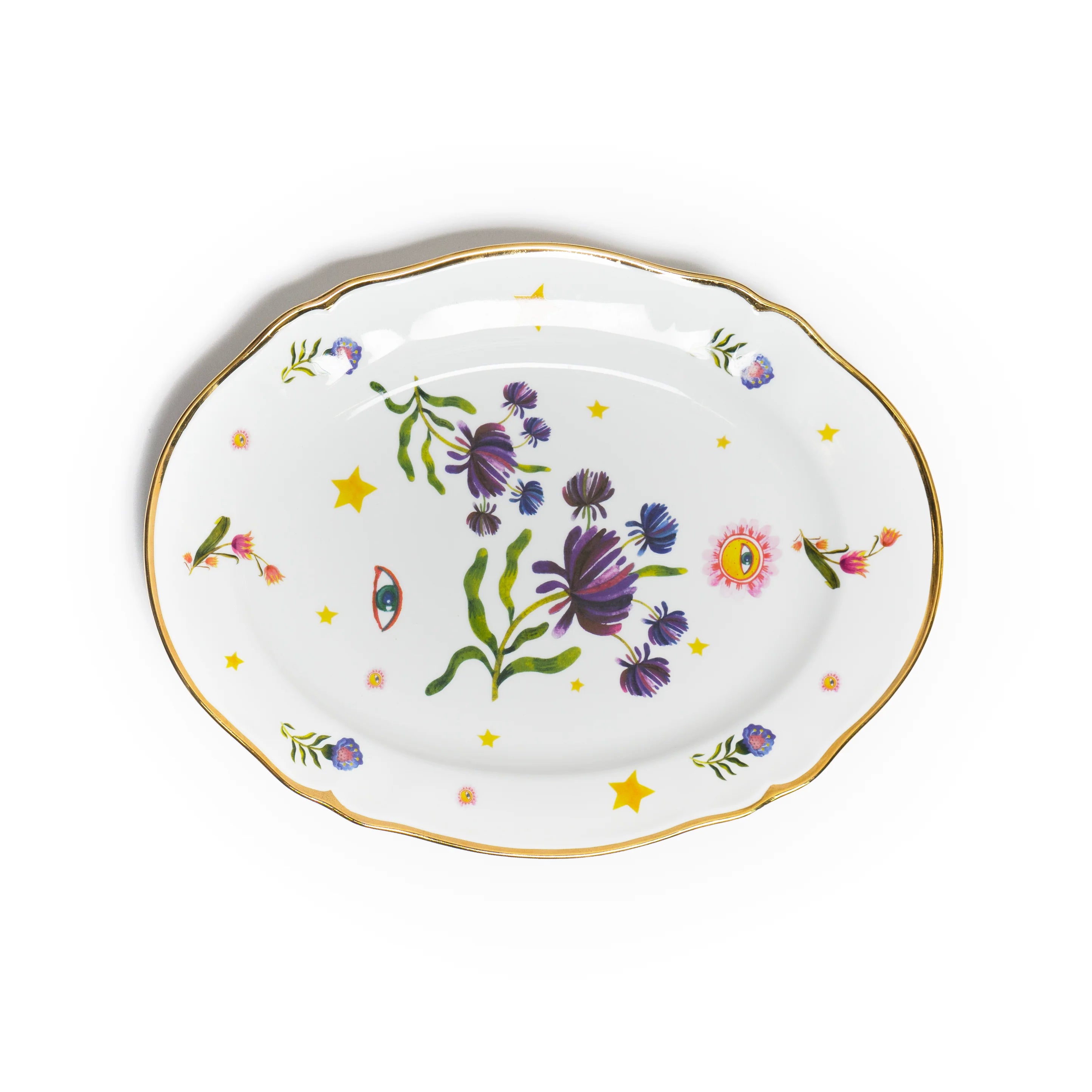 Travessa Oval Floral 34cm
