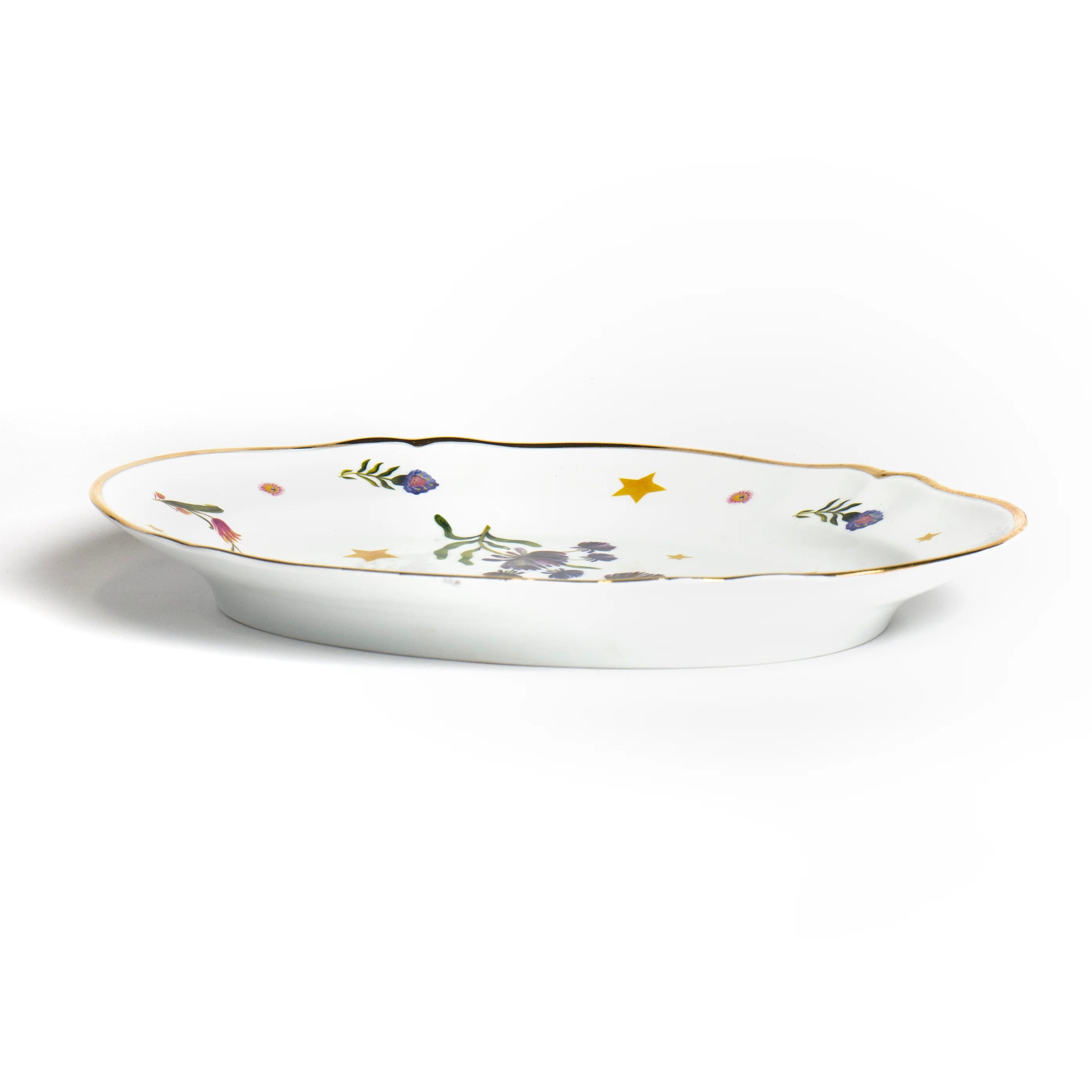 Travessa Oval Floral 34cm