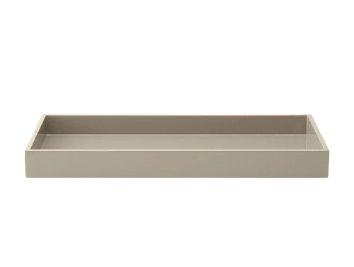 Tabuleiro Lux 38x19cm Taupe